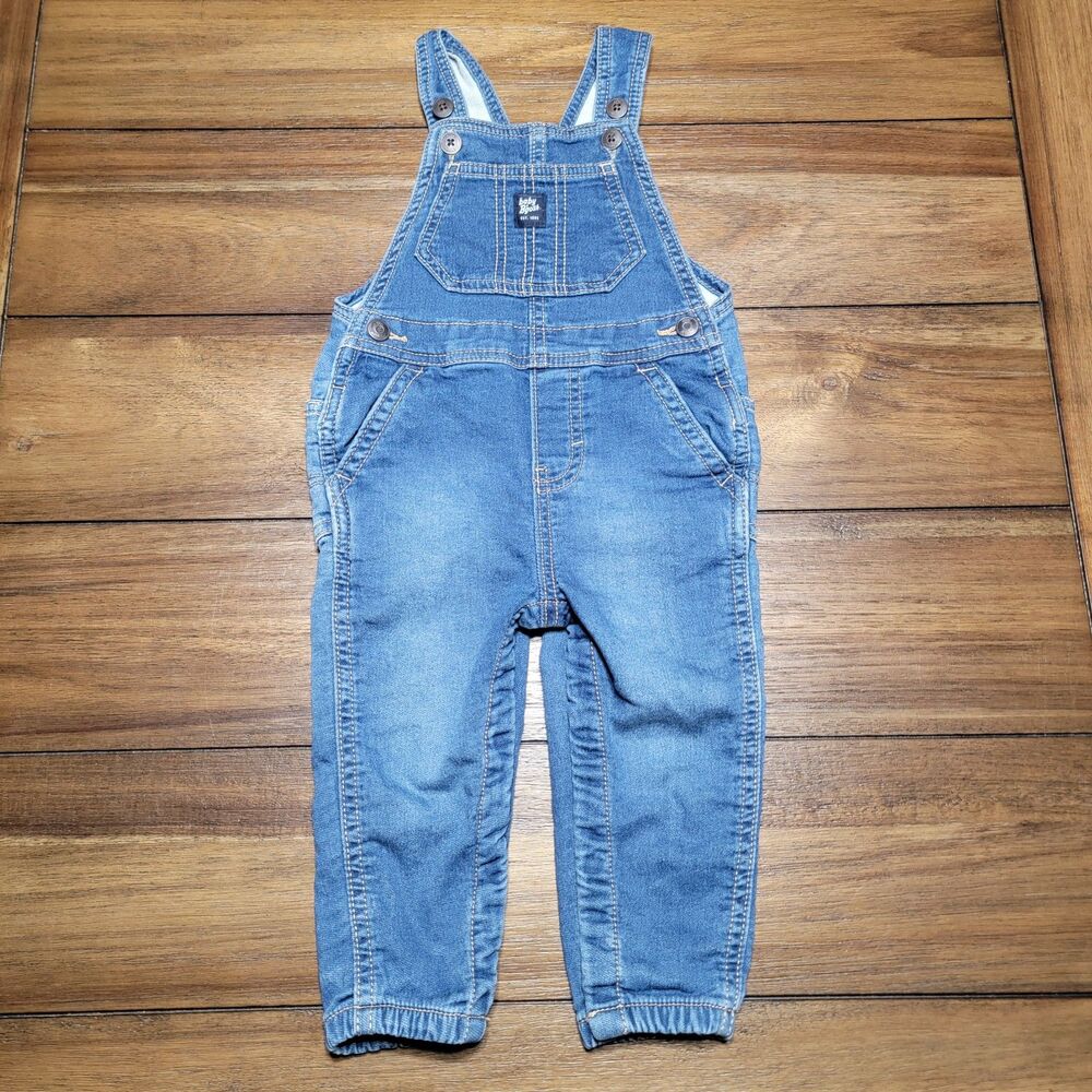 Baby B'gosh Denim Jeans Farmer Bib Overalls - Size 18M